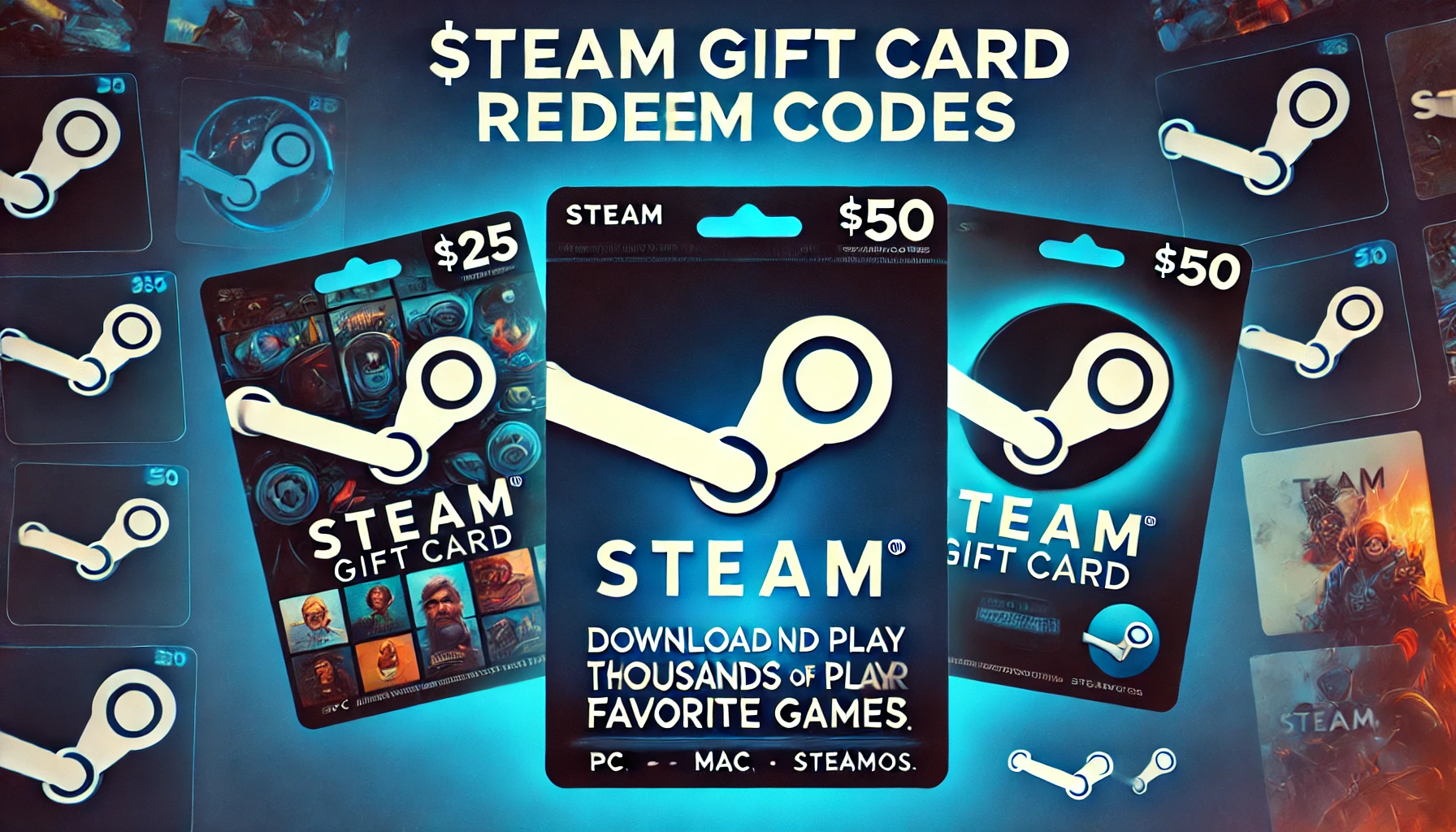 Steam Gift Card Redeem Codes 2025 | Wallet & Game Codes Step-by-Step Guide…